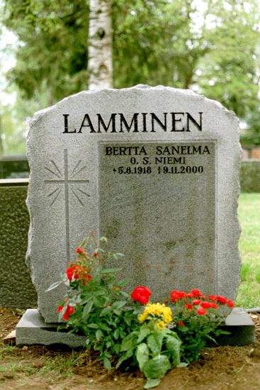 Kurun harmaa graniitti - 70x90 cm