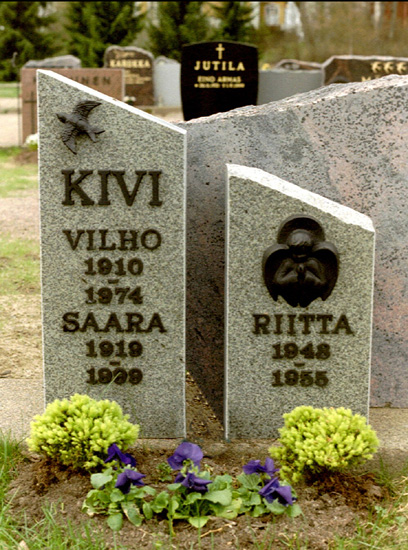 Kurun harmaa graniitti - 2x25x60 cm